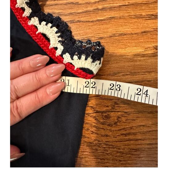 Nautica Crochet Trim Cotton/Modal Tank – Blue | Women’s Size XL NWOT - Picture 6 of 7